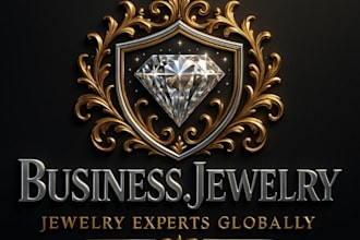 design modern luxury, crown, jewelry, minimalist, diamond shape logo
