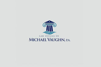 design classy bad ass personal injury lawyer logo