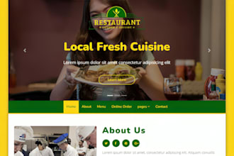 build squarespace catering website private chef site page meal delivery option