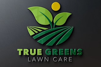 do landscape, trimming, agriculture and lawn care logo