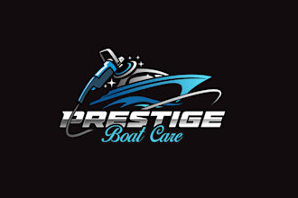 design prestige boat care logo