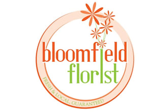 design glamorous bloomfield florist logo