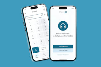 develop softphone app, linphone app, esim app, esim website, voip app