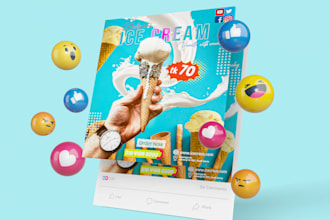 creative posts for instagram, facebook, and more