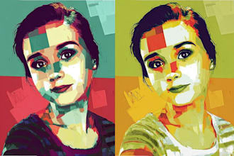 make a beautiful wpap pop art portrait
