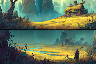 make environment concept art for you game
