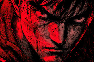 draw custom dark berserk style art and dark art illustration