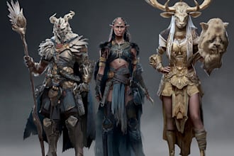 illustrate your ttrpg oc, vtm, fantasy, dnd character art