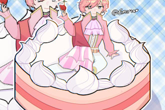 draw a anime style chibi