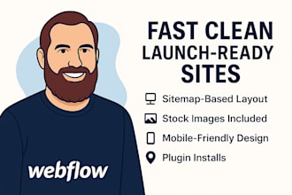 build a custom webflow website