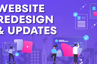 redesign and update website