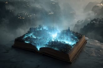 fantasy book cover design or fantasy book cover