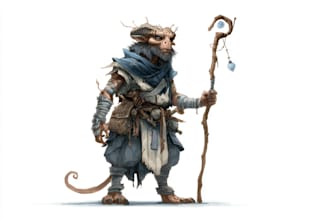 create fantasy character, monster, humanoid, dnd or similar