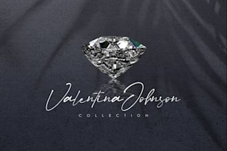do luxury fashion, crown, diamond, clothing and jewelry logo