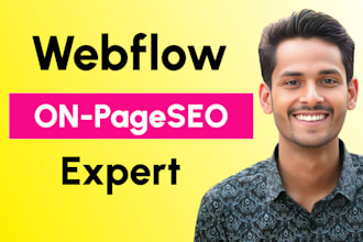 optimize webflow website with complete on page SEO service