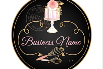 do feminine bakery, cookie, dessert, cake, candy logo
