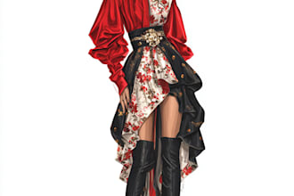 do fashion technical flat illustrations