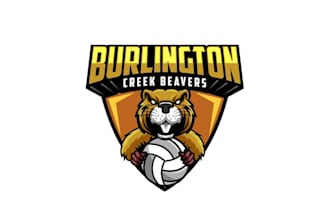 design burlington creek beavers team logo