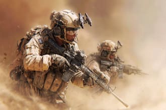 create military tactical character