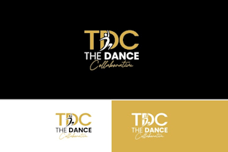 design classy looking sleek contemporary dance studio logo