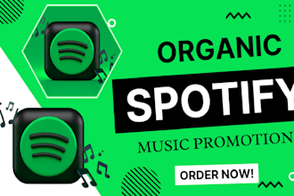 do viral organic spotify promotion playlist for album for track