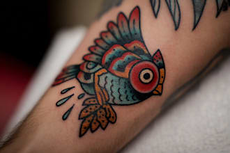 create a watercolor tattoo design