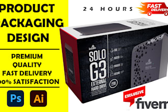 do product packaging box design and amazon packaging design
