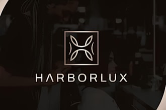 do creative luxury elegant minimalist monogram logo design