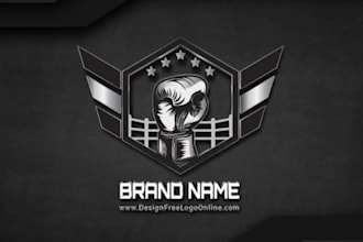 design eye catching boxing logo for merchandise or events