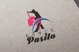 design a custom dance logo for your studio or brand