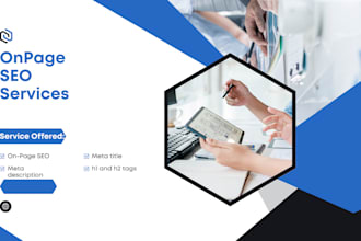 write meta description meta title and h1 tags for onpage