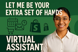 be your shopify virtual assistant
