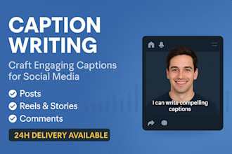 write your social media captions
