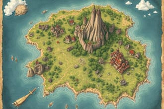 create a custom illustrated map for your fantasy land