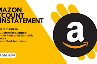 provide you appeal and authorization letter for amazon, ebay