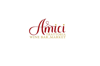 design old world italian meets restaurant wine bar logo