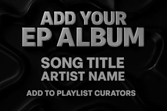 ep album music promotion songs playlist music promotion