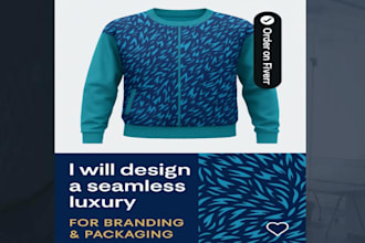 design premium seamless patterns for print and digital products