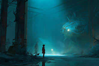 illustrate stunning concept art