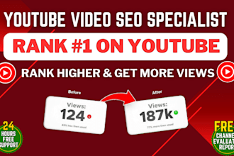 be your best youtube video seo specialist for fast ranking