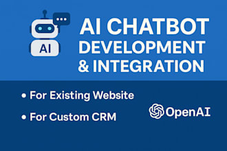 develop and integrate ai chatbots into your application