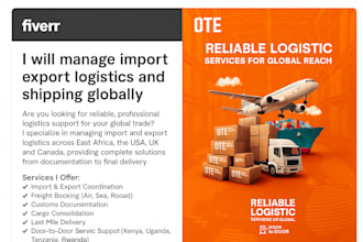 manage import export logistics and shipping globally