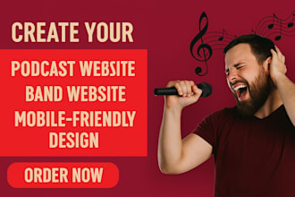 create a stunning music website for artists, djs, producers or record labels