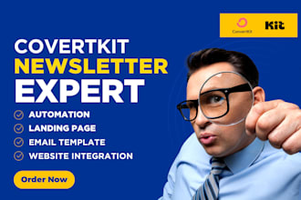 setup convertkit newsletter kit landing page convert kit account setup expert