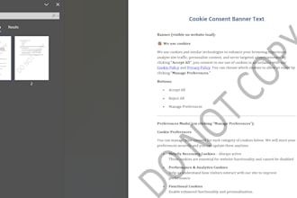 draft privacy policy, cookie policy, and dpa for your website