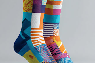 design custom and unique socks design