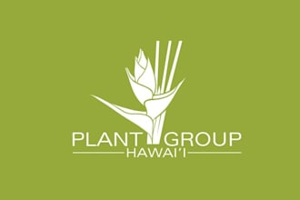 design unique natural logo for plant group hawai