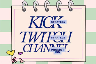 do organic kick channel promotion, kick real followers and viewers