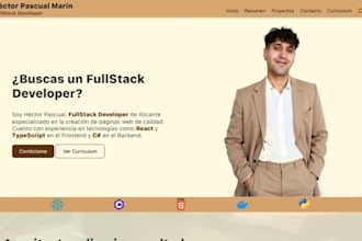 create a fast, responsive landing page with astro and modern design