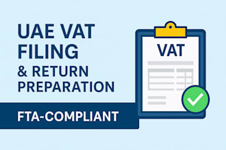 uae vat filing and return preparation fta compliant